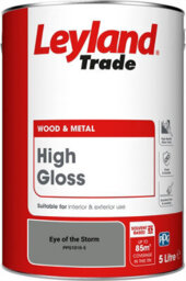 Leyland Trade Wood & Metal High Gloss Paint Eye Of The Storm (Ppg1010-5) 5L - thumbnail 2