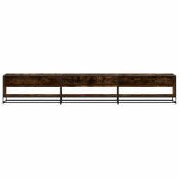 Berkfield Tv Cabinet Smoked Oak 270X40X46 Cm Engineered Wood - thumbnail 4