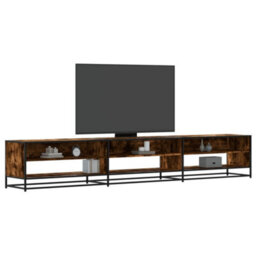 Berkfield Tv Cabinet Smoked Oak 270X40X46 Cm Engineered Wood - thumbnail 1