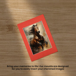 Ak Frames A2 Poppy Red Picture Mounts To Fit A3 Aperture Size - Mount Board Only (No Frame Included) - thumbnail 5