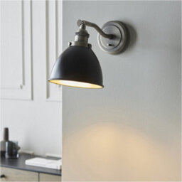 Loops Ceiling Pendant & 2X Matching Wall Light - Matt Black Aged Pewter Finish - thumbnail 9