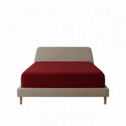 Flannelette Fitted Sheet Soft Brushed Cotton Bedding Warmth Comfort Red - thumbnail 2