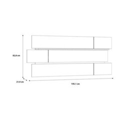 Furniture To Go Klara Wall Shelf Inc Led Lighting - thumbnail 8