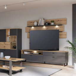 Furniture To Go Klara Wall Shelf Inc Led Lighting - thumbnail 3