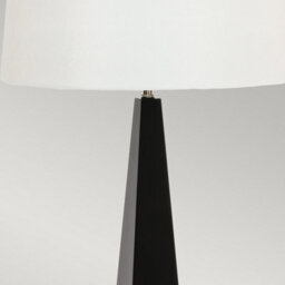 Luminosa Lighting Luminosa Ascent Table Lamp With Round Tapered Shade, Black - thumbnail 3