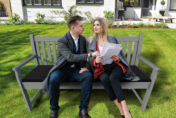 istyle mode 3 Seater Garden Bench Cushion Seatpad Indoor & Outdoor Use - Black - thumbnail 8