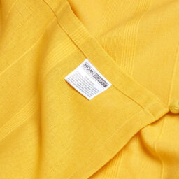 Homescapes Cotton Rajput Ribbed Yellow Throw, 150 X 200 Cm - thumbnail 8