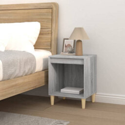 Berkfield Bedside Cabinet Grey Sonoma 40X35X50 Cm - thumbnail 3