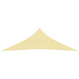 Berkfield Sunshade Sail 160 G/m2 Beige 4X4X5.8 M Hdpe - thumbnail 2