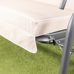 Alfresia Taupe Luxury Swing Seat Cushion With Luxury Thick Foam Filling - thumbnail 4