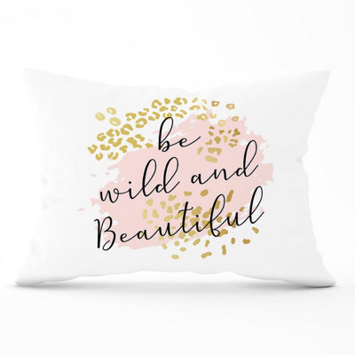 Warren Reed Designer Be Wild And Beautiful Cushions 33Cm X 48Cm