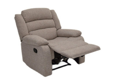 Judy Manual Armchair Recliner Fabric Beige - image 1