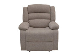 Judy Manual Armchair Recliner Fabric Beige - thumbnail 2