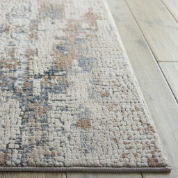 Beige Grey Rug, Stain-Resistant Modern Rug, 10mm Thickness Abstract Rug, Luxurious Rug For Dining Room-282Cm X 389Cm - thumbnail 3