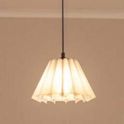 Valuelights Lauren White Fabric Pleated Scallop Edge Tapered Ceiling Floor Table Lamp Shade (D)25Cm - thumbnail 2