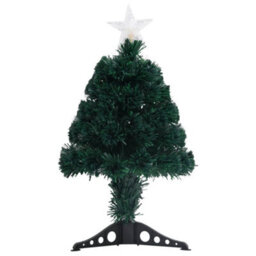 Berkfield Artificial Christmas Tree With Stand/led 64 Cm Fibre Optic - thumbnail 2