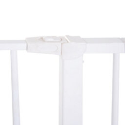 Pawhut Pressure Fitted Pet Dog Safety Gate Metal Fence 76 Cm Tall, White - thumbnail 8