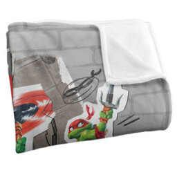 Teenage Mutant Ninja Turtles: Mutant Mayhem Heroes In A Half Shell Silky Supersoft Blanket Multicoloured (152Cm X 127Cm) - thumbnail 3