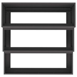 Berkfield Modern Garden Planter Black 90 X 90 X 35 Cm Steel - thumbnail 8