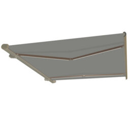 Sundaze Full Cassette Electric Awning Remote Controlled Retractable Garden Sun Shade Shelter With Led Light 4.5X3M Grey - thumbnail 3