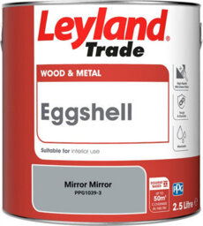 Leyland Trade Wood & Metal Eggshell Paint Mirror Mirror (Ppg1039-3) 2.5L - thumbnail 2