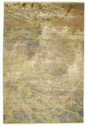 Mustard Abstract Kilim Modern Abstract Rug Easy To Clean Living Room And Bedroom-240Cm X 340Cm - thumbnail 6