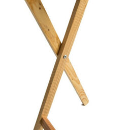 Portable Folding Snack & Laptop Table - Natural Wood Side Desk - thumbnail 4