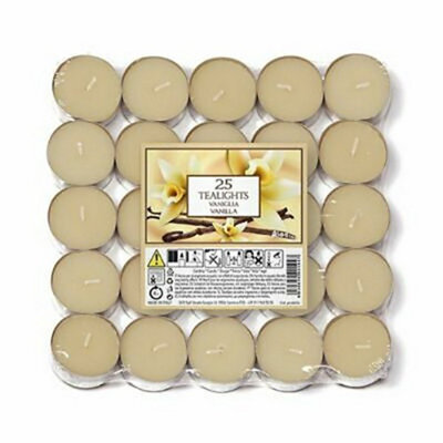 Prices Candles Scented Tealights (Pack Of 25) Vanilla (One Size)