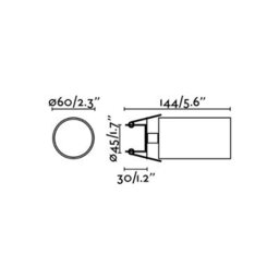 Luminosa Lighting Luminosa Stan Recessed Ceiling Light Black 1X Gu10 - thumbnail 3