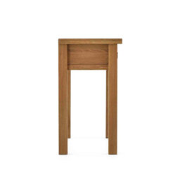 Zelah Oak 100Cm Dressing Table With Drawers - By Roseland Furniture - thumbnail 7