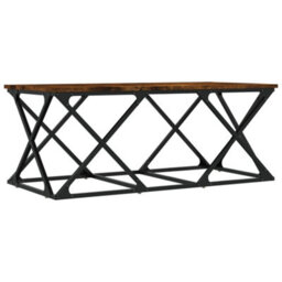 Berkfield Durable Coffee Table Smoked Oak 100X49X40 Cm Engineered Wood - thumbnail 1