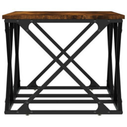 Berkfield Durable Coffee Table Smoked Oak 100X49X40 Cm Engineered Wood - thumbnail 5