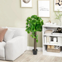 Artificial Crabapple Tree Fake Plant In Pot - thumbnail 6