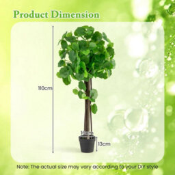 Artificial Crabapple Tree Fake Plant In Pot - thumbnail 2