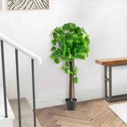 Artificial Crabapple Tree Fake Plant In Pot - thumbnail 3