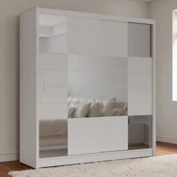 Arte Aruba Ii 203Cm Sliding Door Wardrobe In Sand Beige - Warmth And Functionality Combined - thumbnail 3