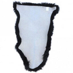 Fenland Sheepskin Fenland Indoor Single Australian Real Sheepskin Rug - Black (90 Cm X 60 Cm) - thumbnail 3