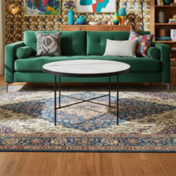 Tre 600 Elegant Coffee Table 60X60 Cm With Metal Legs Modern Durable Living Room Design Venato - thumbnail 2