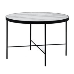 Tre 600 Elegant Coffee Table 60X60 Cm With Metal Legs Modern Durable Living Room Design Venato - thumbnail 4