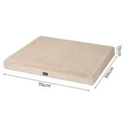 Skylos Dog Bed Washable Pet Cushion Cage Mattress Crate Mat Non Slip Fleece - thumbnail 4