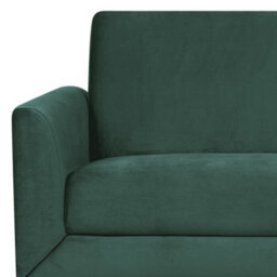 Beliani Sofa 3 Seater Fenes Velvet Dark Green - thumbnail 5