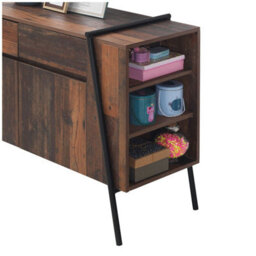 Timber Art Design Abbey Sideboard 2 Doors 2 Drawers Storage Cabinet Cupboard Rustic Industrial - thumbnail 5