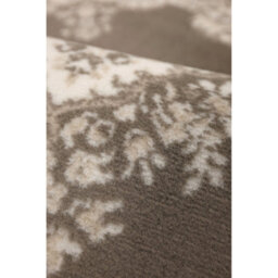 Melrose Colorama Traditional Taupe Round Area Indoor Rug 120X120Cm - thumbnail 3