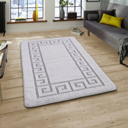 Smart Living Heavy Duty Machine Washable Runner For Hallway, Kitchen Non Slip Floor Mats, Door Mat 60Cm X 110Cm - Silver