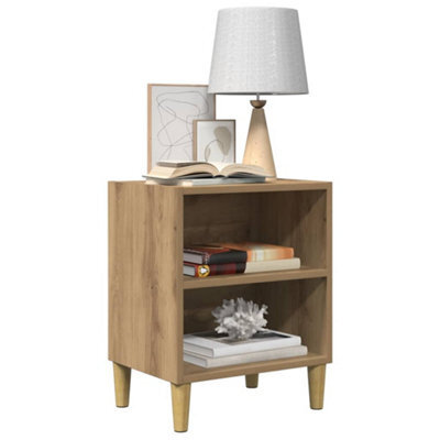 Berkfield Bedside Cabinets 2 Pcs Artisan Oak 40X30X50 Cm Engineered Wood - image 1