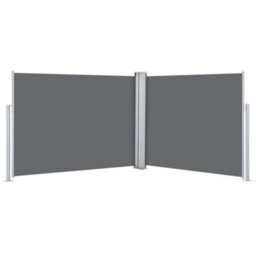 Walplus Retractable Side Awning Garden Sun Shade Canopy Gazebo For Back Door, Porch, Patio Anthracite 140X1000 Cm - thumbnail 2