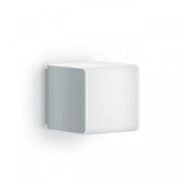Steinel L 830 Sc Silver Smart Outdoor Wall Light Motion Sensor Bluetooth Controlled Via App - thumbnail 1