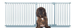 Bettacare Elite Pressure Dog Gate, 234Cm - 243Cm, Matt Grey, Pressure Fit Pet Gate For Dog And Puppy - thumbnail 1