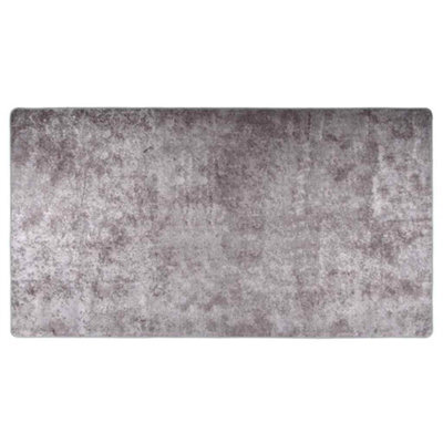 Berkfield Durable Rug Washable 190X300 Cm Grey Anti Slip - image 1