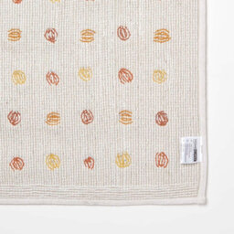 Homescapes Mustard And White 100% Cotton Bath Mat Tufted Polka Dot Design, 50 X 80 Cm - thumbnail 5